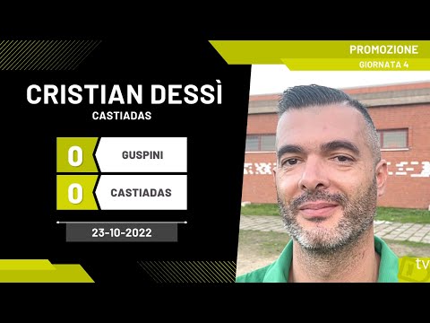 Cristian Dessì allenatore Castiadas 23-10-2022 - Diario Sportivo