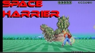 Space Harrier playing on the 32X