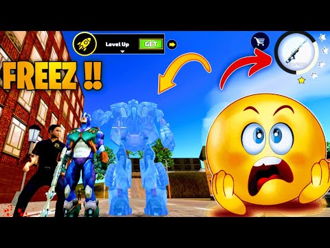 Robot 🤖 Car Ko Freez Kar Diya 😁 | Rope Hero Vice Town |