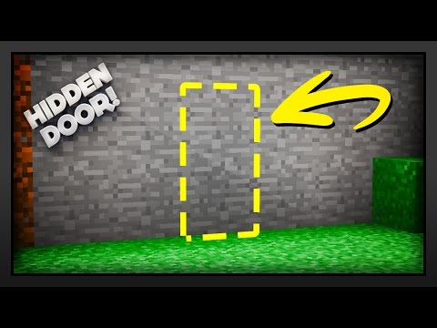 Biggs87x - Minecraft - How To Make A Hidden Door