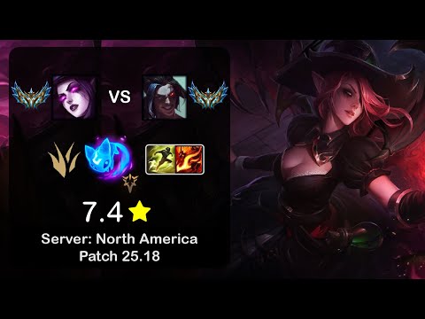 Morgana Jungle vs Kayn - NA Challenger - Patch 25.18