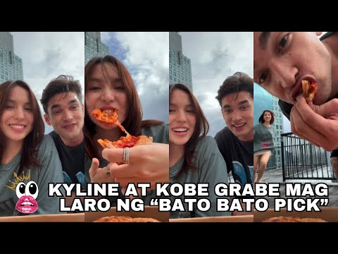 KYLINE ALCANTARA and KOBE PARAS GRABE MAG LARO ng "Bato Bato Pick game"