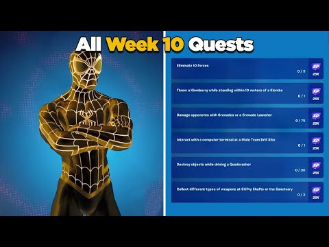 Fortnite All Week 10 Season Quests Guide - Chapter 3 Season 1