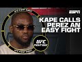 Manel Kape says he wanted to let Alex Perez know about the ‘snitches’ | UFC Fight Night
