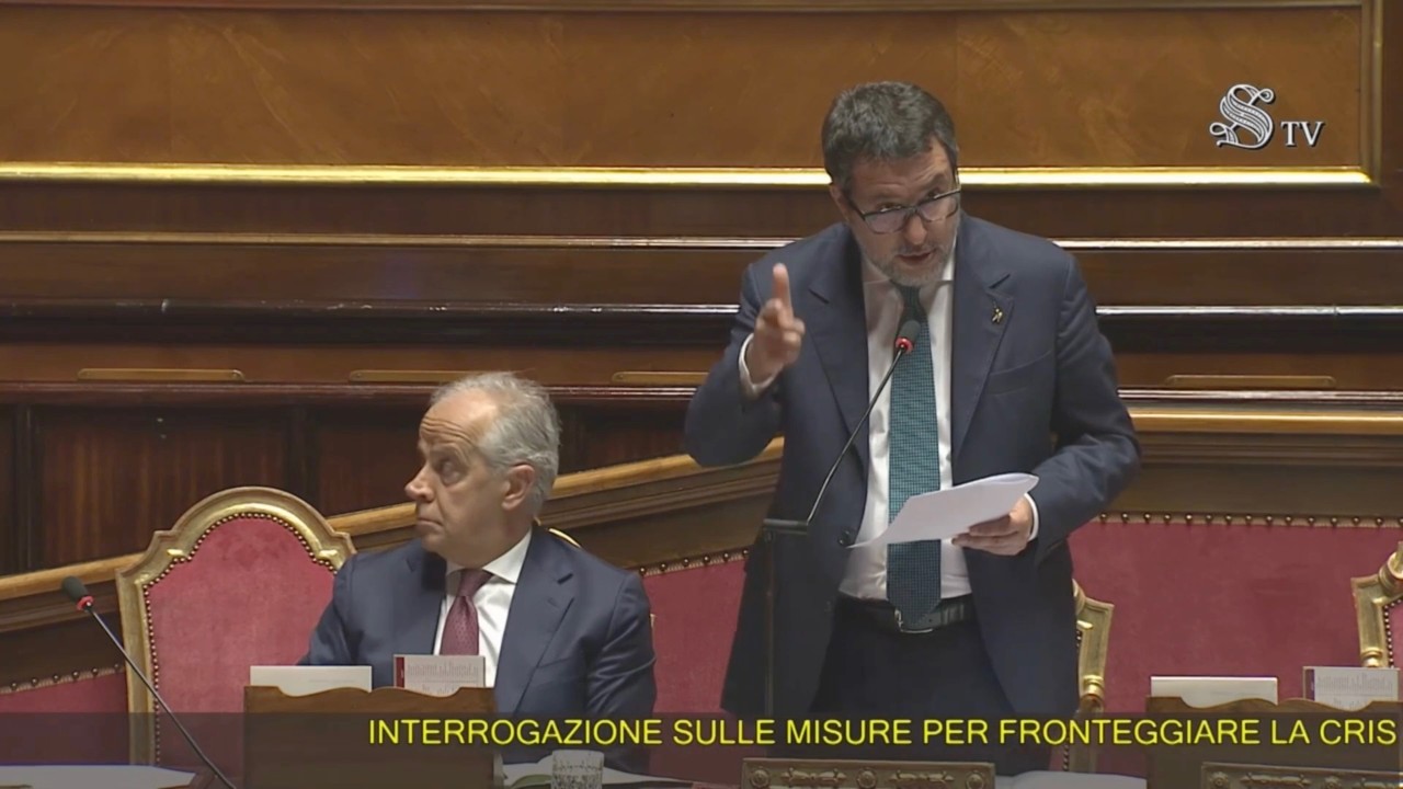 IL MINISTRO SALVINI RISPONDE AL QUESTION TIME IN SENATO