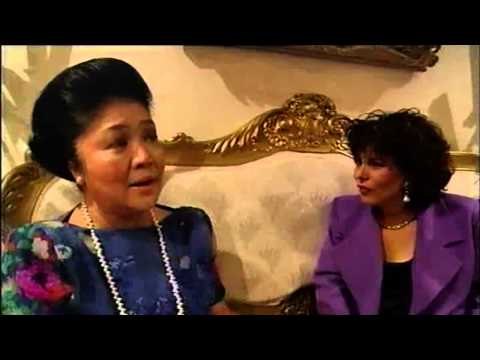 Imelda Marcos describes how her husband filled their walls with gold bullion