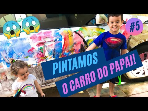 PINTAMOS O CARRO DO PAPAI - Aprendendo as cores.