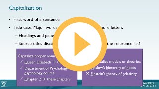 Capitalization*