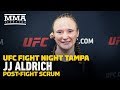 UFC Tampa: J.J. Aldrich Breaks Down Win Over Lauren Mueller At UFC Tampa - MMA Fighting
