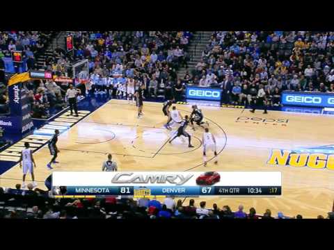 2015-10-30 NBA RS Nikola Jokic vs Minnesota