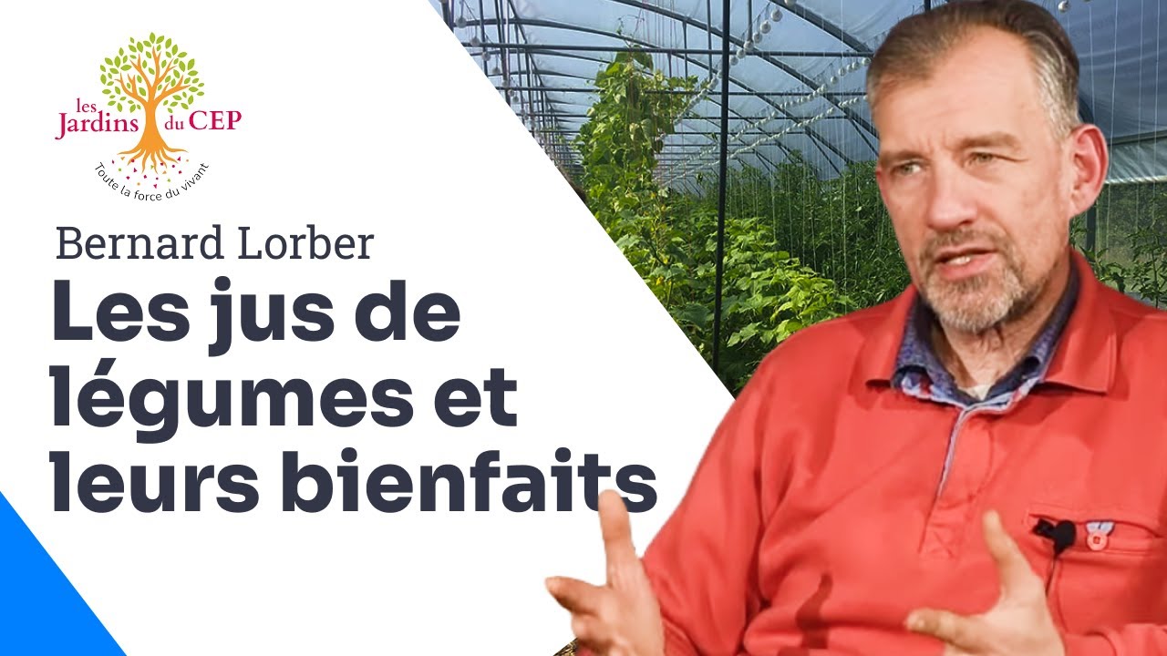 Les jus de légumes crus : un secret de santé, Les Jardins du Cep