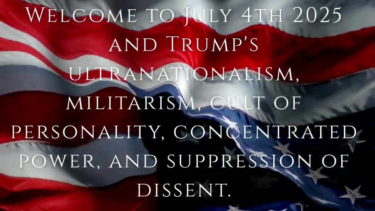 Trump's Ultranationalism Militarism Cult Of Personality