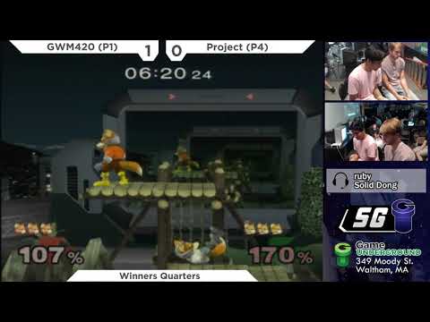 SG 21.2 SSBM - GWM420 (Red Fox) vs. Project (Default Fox) - Melee WQF