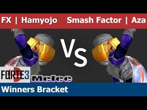 Forte 3 Melee - FX | Hamyojo (Sheik) vs Smash Factor | Aza (Sheik) - Winners Bracket