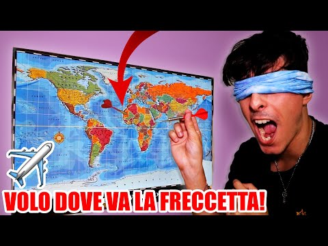 I THROW THE DART AT THE MAP AND FLY WHERE IT LANDS! *TRAVEL TO A RANDOM COUNTRY!*