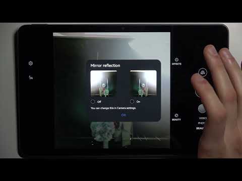 How to Turn On/Off Camera Mirror Effect on HUAWEI MATEPAD 10.4 (2022) – Manage Camera Settings