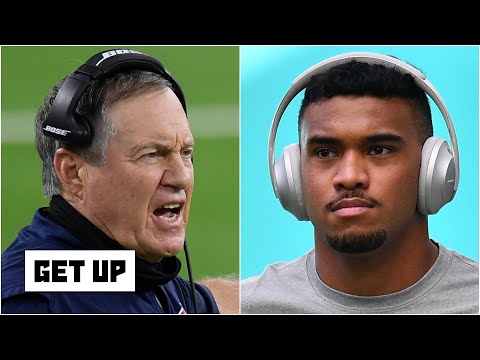 比爾·貝裡奇克對菜鳥四分衛的連勝紀錄，能否在對陣圖阿與海豚的比賽中延續？ | Get Up (Will Bill Belichick's win streak against rookie QBs continue vs. Tua & the Dolphins? | Get Up)