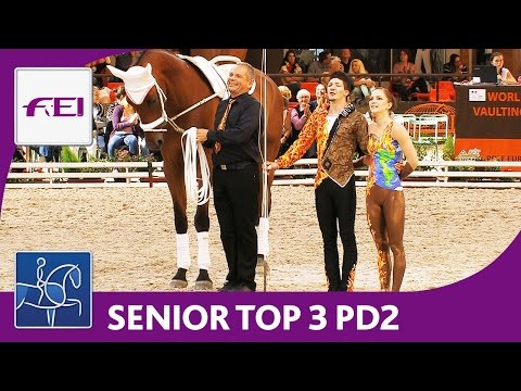 Top 3 Pas de Deux (Senior) | World Championships Vaulting 2016 | Le Mans