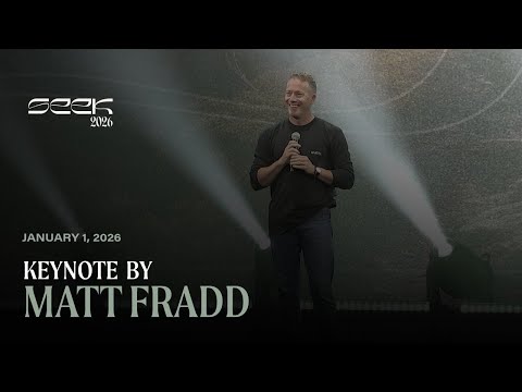 Matt Fradd SEEK 2026 Keynote - A Former Atheist who Struggled with the Concept of Belief