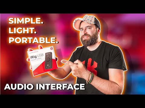 Simple. Light. Portable. Audio Interface for Guitarist | iRig USB C IK Multimedia
