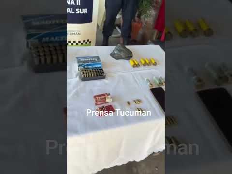 MONTEAGUDO: SECUESTRAN ARMAS, MUNICIONES Y APREHENDEN A UN HOMBRE DE 67 AÑOS
