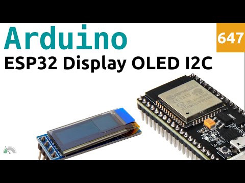 Utilizzare un display OLED SSD1306 I2C con ESP32 e Arduino IDE - Video 647