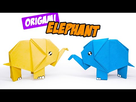 Easy Origami ELEPHANT || Cute Origami paper animals