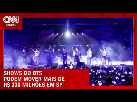 Shows do BTS podem mover mais de R$ 330 milhões em São Paulo, diz SPTuris | CNN MERCADO