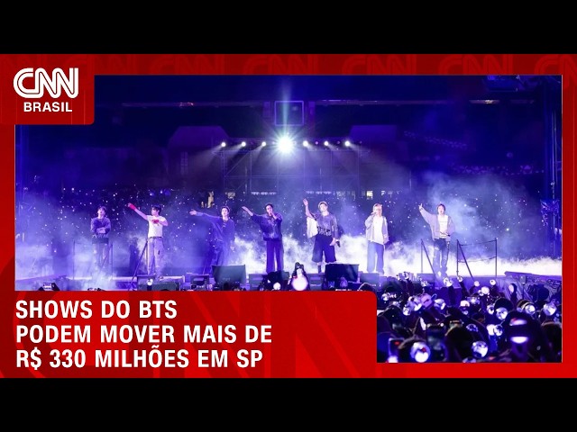 Shows do BTS podem mover mais de R$ 330 milhões em São Paulo, diz SPTuris | CNN MERCADO
