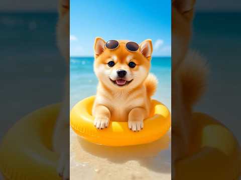 Little Dog's First Trip to the Sea! - 강아지 누리의 첫 바다 여행! 🌊🐶