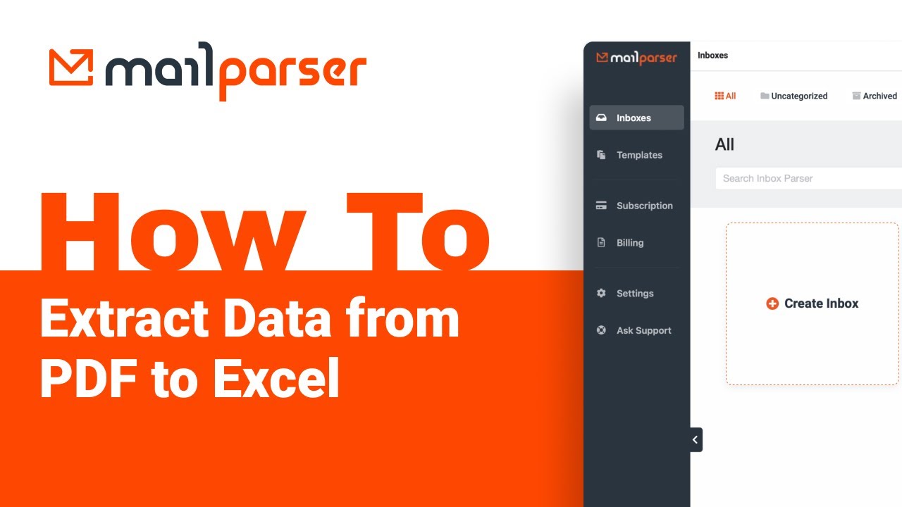 Mailparser Academy: How to Extract Data from PDF to Excel
