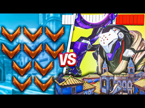 1 BUFFED Top 500 Ramattra VS *10* Bronze Players - Who wins?! (Overwatch 2)