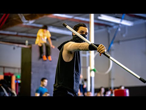 Ninja Staff Spinning Performance From The IKF Point Muay Thai Halftime Show At Free Flow Academy