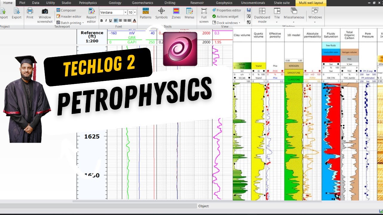 Petrophysics & Logs Overview | Schlumberger Techlog Tutorial 02 | Umar Ullah