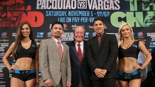Watch: Full Manny Pacquiao-Vargas Press Conference