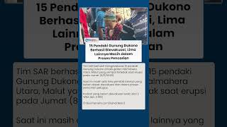 5 Pendaki Gunung Dukono yang Terjebak saat Erupsi Belum Dievakuasi, Petugas Lakukan Pencarian