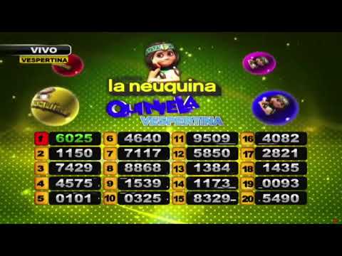 SORTEO DE QUINIELA VESPERTINO Nº 27021 / 21-03-23 - LOTERIA LA NEUQUINA