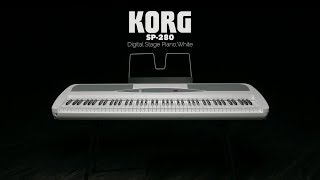 Video thumbnail for Korg SP-280 Digital Stage Piano, White | Gear4music demo by Gear4music Guitars