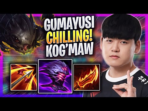 GUMAYUSI CHILLING WITH KOG'MAW! - T1 Gumayusi Plays Kog'maw ADC vs Aphelios! | Season 2023