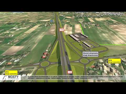 Wizualizacja S12 obwodnica Chełma (01/2021)