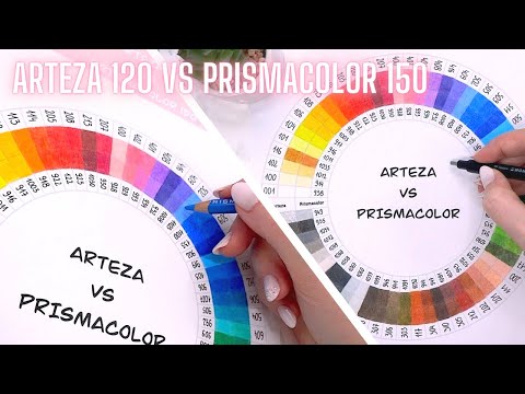 ARTEZA 120 vs PRISMACOLOR 150 | Colors Matching