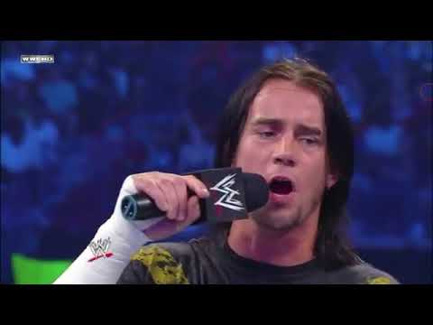 07.17.2009 Smackdown Jeff Hardy And CM Punk In The Ring