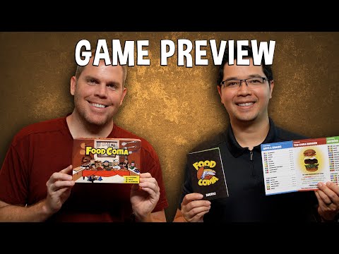 Food Coma Kickstarter Preview - Eat 'Til You Pass Out Board Game