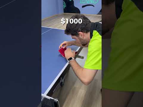 $1000 vs $400 vs $25 vs $1 Ping Pong Butterfly Racket 🦋🏓