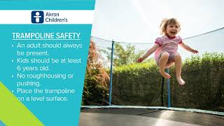 Trampoline Safety - Tips to Grow By