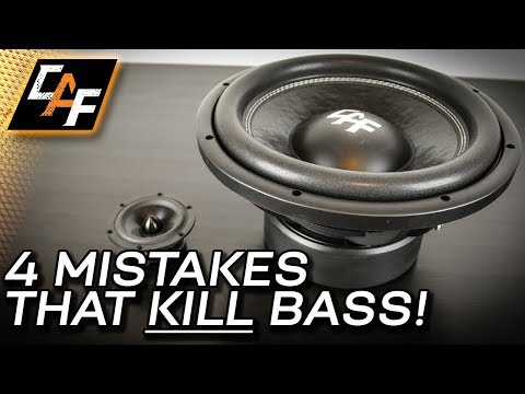4 Mistakes that Kill Bass - Car Audio Subwoofer Improvements!
