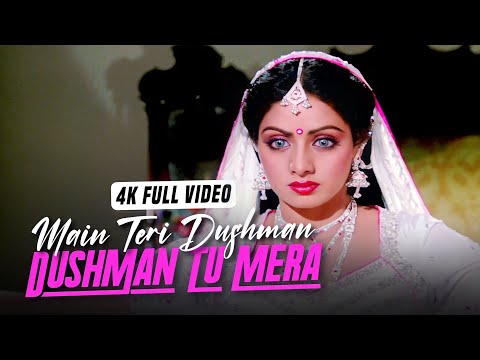 Main Teri Dushman, Dushman Tu Mera - 4K Video Song | Nagina |Rishi Kapoor, Sridevi| @REAL4KVIDEO​