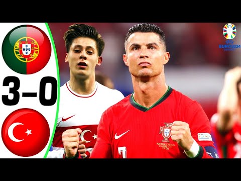 Portugal vs Turkey 3-0 - All Goals and Highlights - EURO 2024