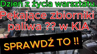 Smells of fuel when filling up - rotten fuel tank Kia takes oil air conditioning P0480 P0420