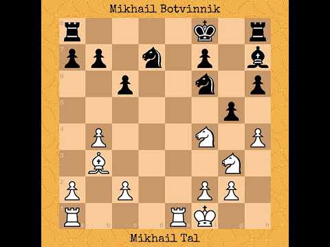 Mikhail Tal vs Mikhail Botvinnik | World Championship Match (1960) #chess
